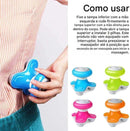 Mini Massageador Portátil 3 Pontas - Brilho Shop