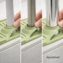 Tapete Anti-Respingos de Silicone para Torneira com Drenagem 6°