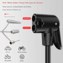 Bomba de Pé Portátil com Barômetro de Precisão - Brilho Shop