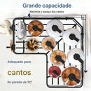A12 - Suporte Organizador para canto e parede 5pcs Multiuso - Brilho Shop