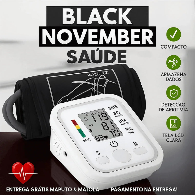 Medidor de Pressão Arterial Digital Automático de Braço - Brilho Shop