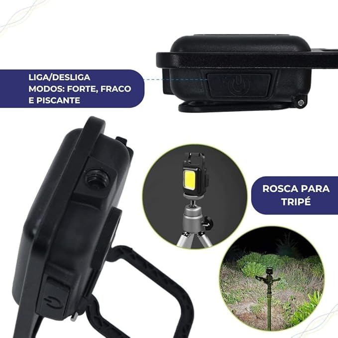 Z01 -🔦 PowerKey LED™ – Luz de Bolso UltraPotente