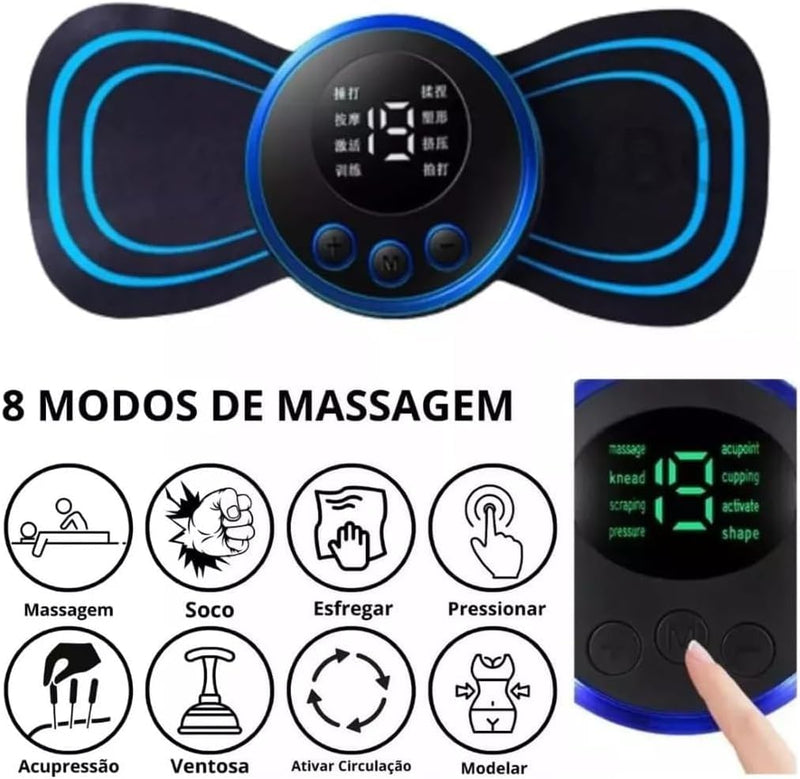 XWave – Massageador de Nuca com Tecnologia EMS;Estimulação e Relaxamento em Um Só Toque
