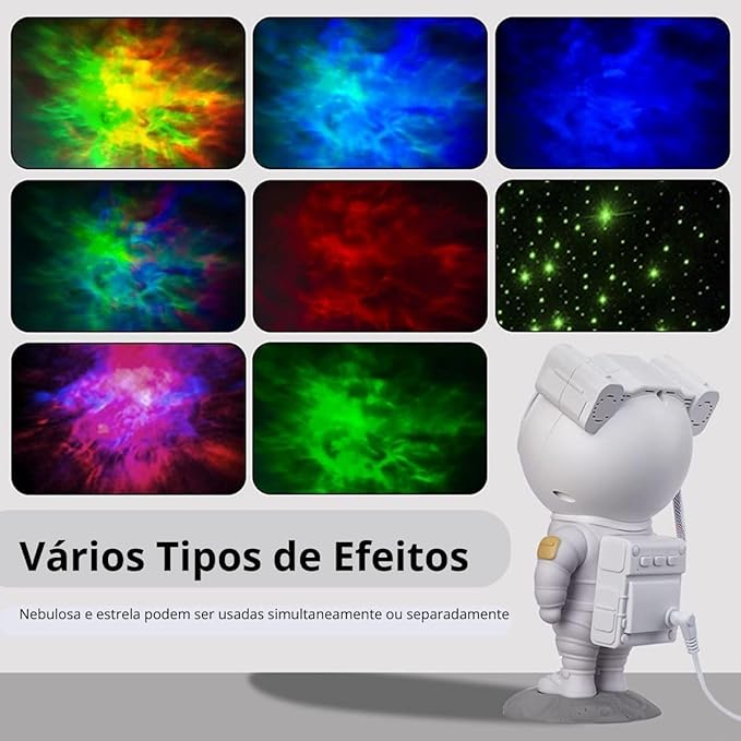 Projetor de estrelas Espaciais Astronauta - Últimas Unidades