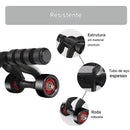 Rolo Abdominal Portátil 3\4 Rodas - Brilho Shop