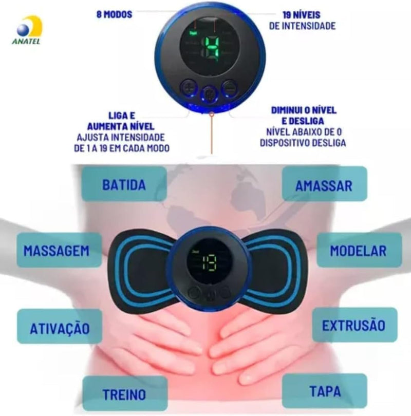 XWave – Massageador de Nuca com Tecnologia EMS;Estimulação e Relaxamento em Um Só Toque