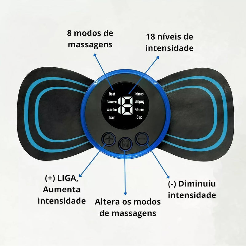 XWave – Massageador de Nuca com Tecnologia EMS;Estimulação e Relaxamento em Um Só Toque