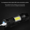 Mini Lanterna Tática Recarregável - Brilho Shop
