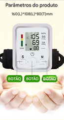 Medidor de Pressão Arterial Digital Automático de Braço - Brilho Shop
