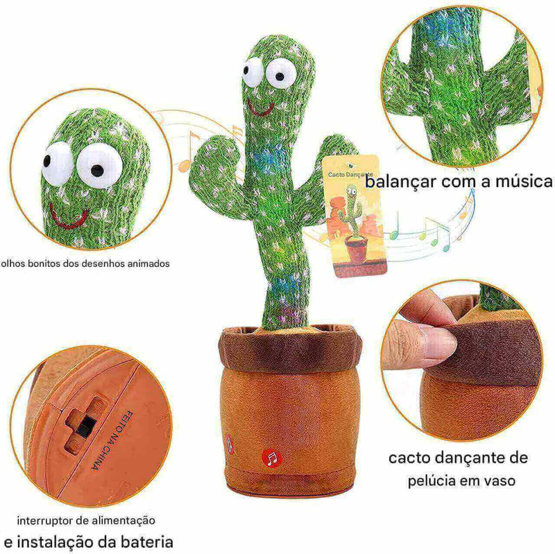 Brinquedo de cacto dançante