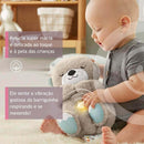Urso de Ninar Musical com Luz Noturna - Brilho Shop