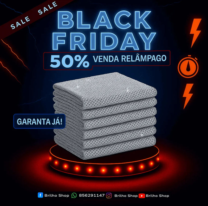 Pano de Limpeza Multiuso Reutilizável - Brilho Shop