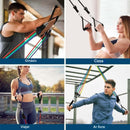 Conjunto de Faixas Elásticas de Resistência – Kit Completo de Treino