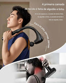 Pistola Massageadora Curva com Alça Longa – Alívio Potente, Agora ao Seu Alcance! - Brilho Shop