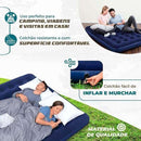 A03 - Colchão Inflável Casal Bestway com Flockado de Veludo - Brilho Shop