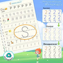 A32 -Caderno Mágico de Caligrafia Infantil Reutilizável – Kit Completo