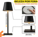 💡✨Abajur de Mesa LED Sem Fio Recarregável