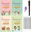 A32 -Caderno Mágico de Caligrafia Infantil Reutilizável – Kit Completo
