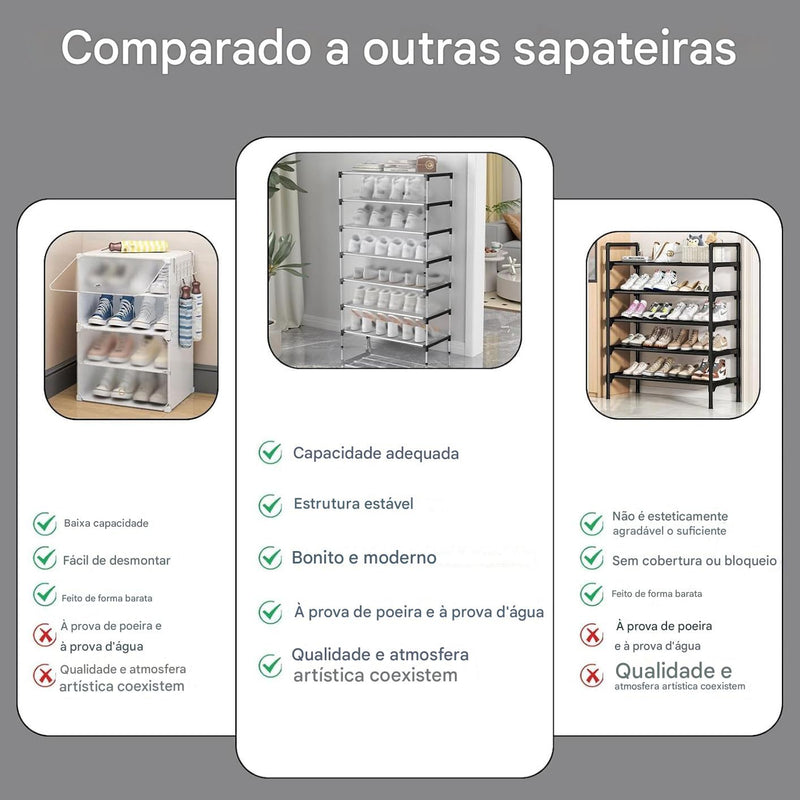 Armário  Empilhável Para Sapatos