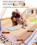 Cama inflavel com Bomba Embutida