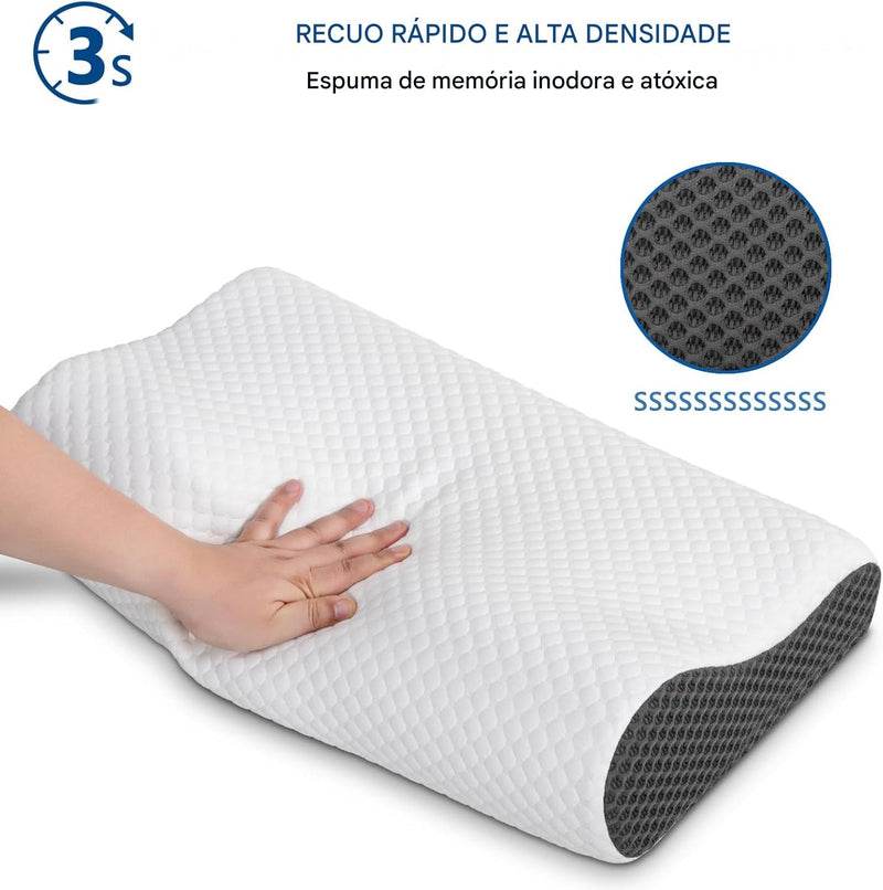 A04 - Travesseiro BioErgo – Alinhamento Saudável & Sono Profundo