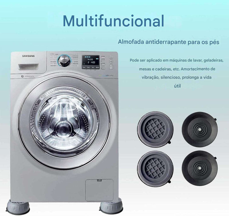 Almofadas Antivibração para Máquina de Lavar