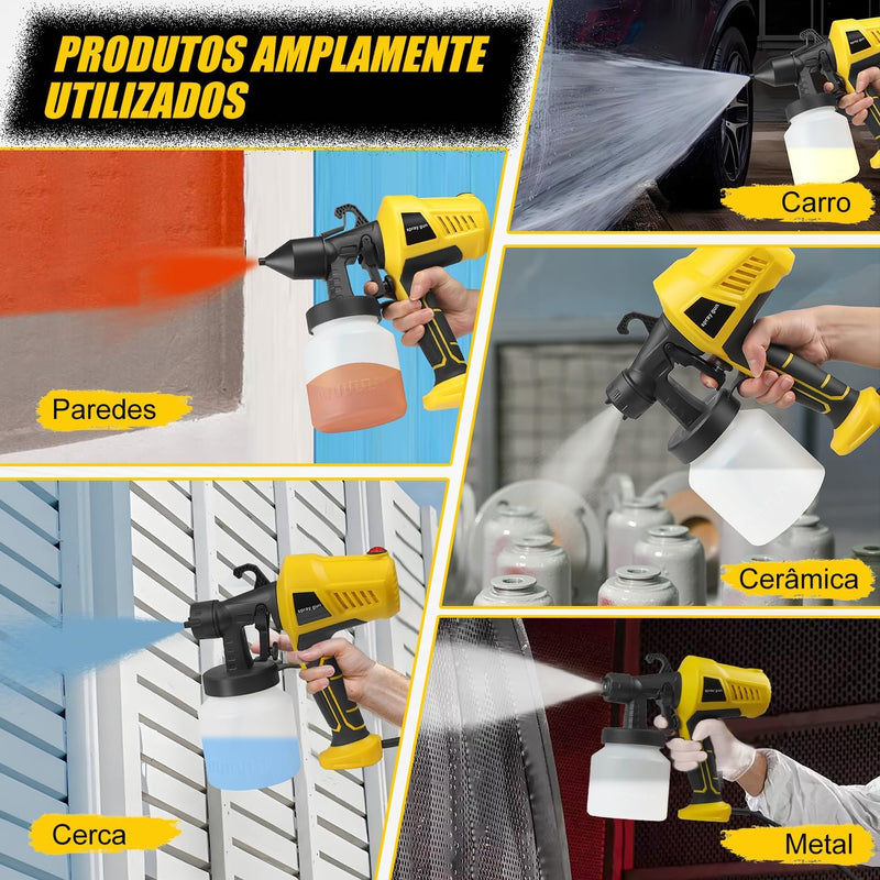 A02 - Pistola de Pintura  Elétrica -Resultado de Profissional sem Sujeira