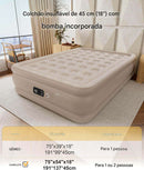 Cama inflavel com Bomba Embutida