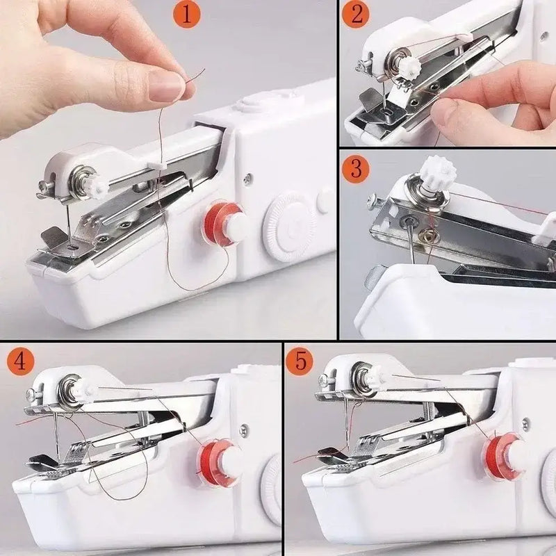 Costura Mágica Portátil™ – Mini Máquina de Costura Elétrica Sem Fio para Reparos Rápidos