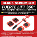 Levantador E Movedor De Móveis Com Facilidade Vermelho - Brilho Shop