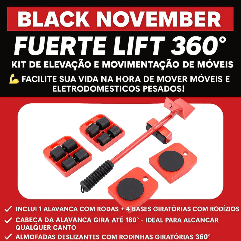 Levantador E Movedor De Móveis Com Facilidade Vermelho - Brilho Shop