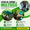Luvas de Jardinagem com Garras Premium – Paga 1 Par e Leva 2 Pares | Últimas Unidades