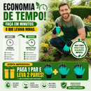 Luvas de Jardinagem com Garras Premium – Paga 1 Par e Leva 2 Pares | Últimas Unidades