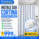 Varão Extensor Ajustável Sem Furos Multiuso Para Cortina de Banheiro Box Guarda-Roupa