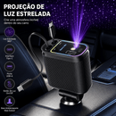 Starlight Charge Pro™ – Carregador Automotivo Premium 4 em 1 com Luz Estelar 120W