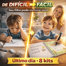A32 -Caderno Mágico de Caligrafia Infantil Reutilizável – Kit Completo