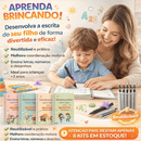 A32 -Caderno Mágico de Caligrafia Infantil Reutilizável – Kit Completo