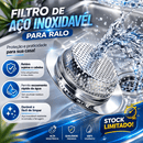Kit de 5 Filtros de Ralo em Aço Inoxidável