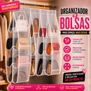 Organizador Premium 8 em 1 para Bolsas – Closet Perfeito em Segundos