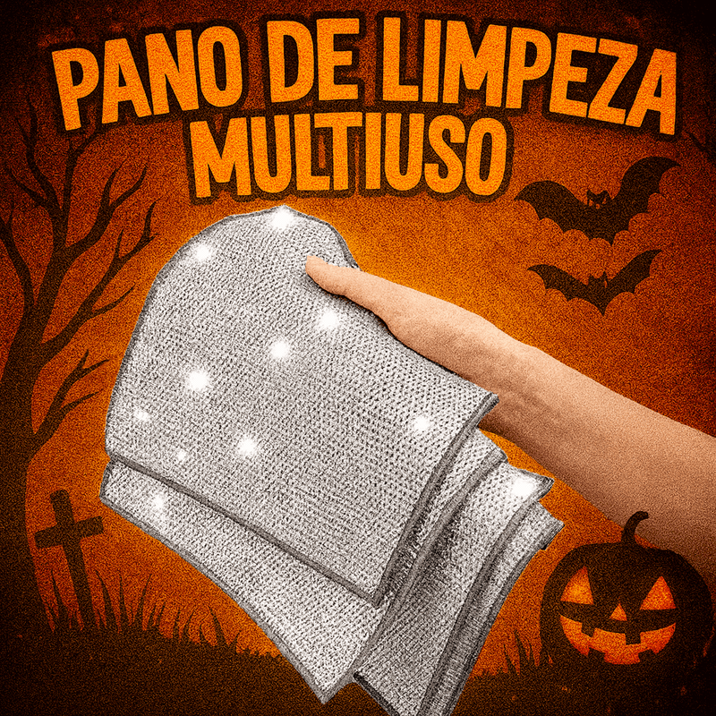 Pano de Limpeza Multiuso Reutilizável