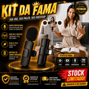 Kit Influencer Pro Elite™ – Tripé da Fama com Luz + Microfone GRÁTIS
