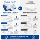 A25 - Almofada Cervical Ortopédica Bespillow – Espuma Viscoelástica Premium
