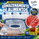 Sacos elásticos para armazenamento de alimentos 100 unidades
