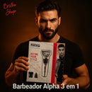 Barbeador Alfa 3 em 1 - Brilho Shop