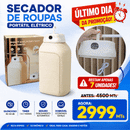SECADOR DE ROUPAS DOBRÁVEL - ÚLTIMAS 7 UNIDADES