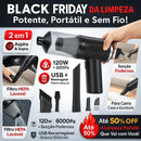 Aspirador Sem Fio Vácuo Potente 2 em 1 - Para Casa e Carro - Brilho Shop