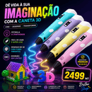 🖊️ Caneta 3D Criativa Premium — Últimas Unidades Disponíveis!