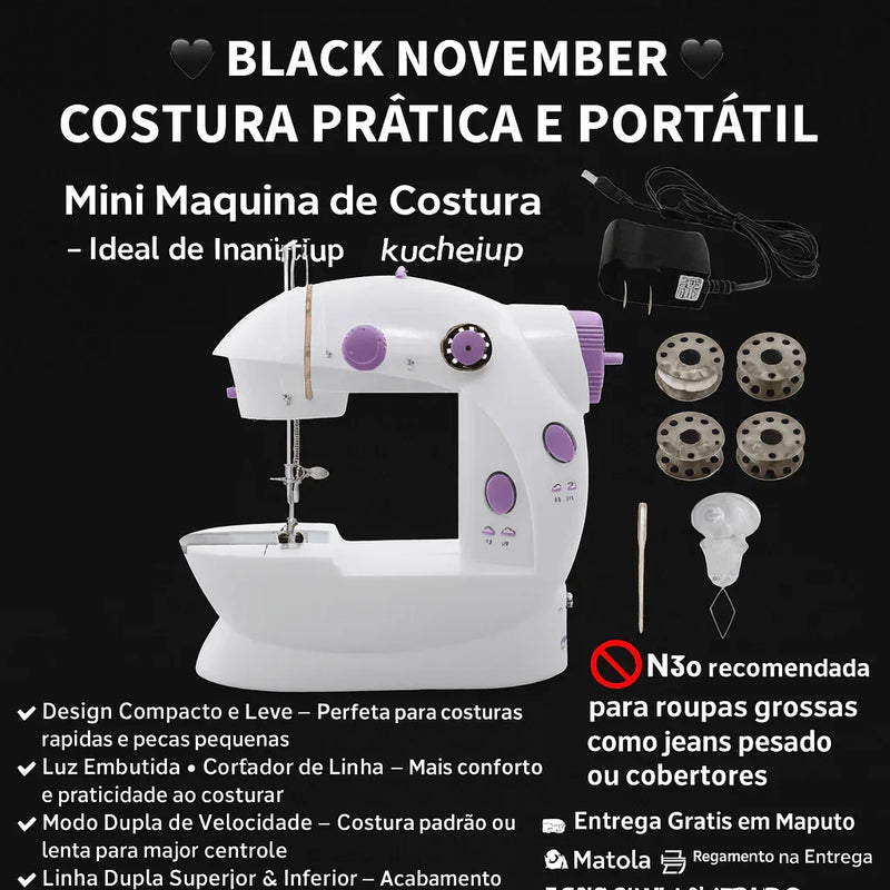 Mini Máquina de Costura - Brilho Shop