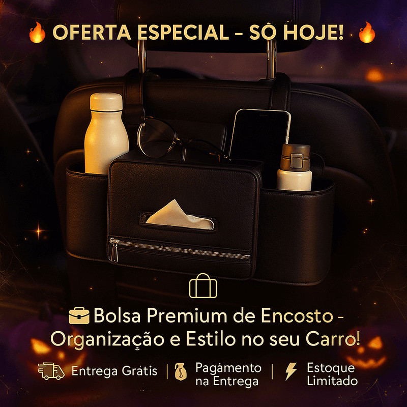A23 - Bolsa para Encosto de Banco – Multifuncional e à Prova d'Água