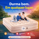 AirComfort Duo™ – Colchão Inflável Casal com Bomba Embutida